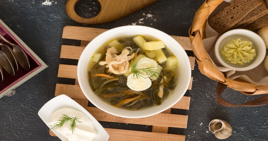 9 вкусных супов с морской капустой