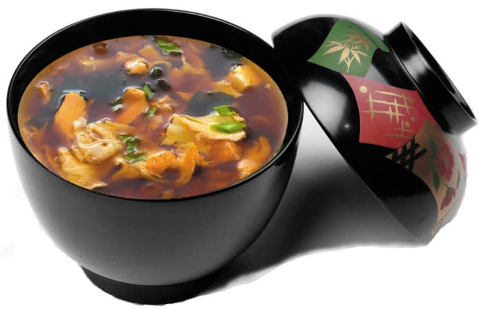 томатный суп с семгой 