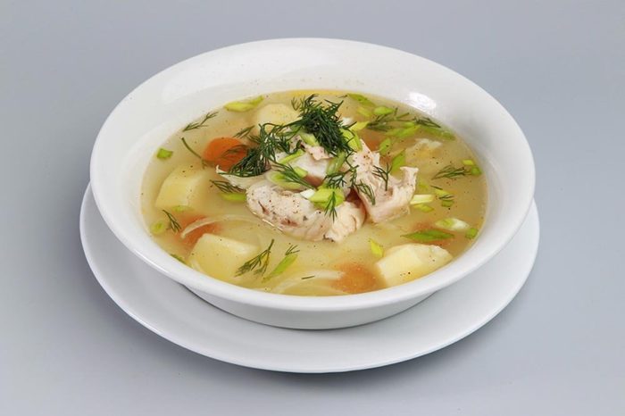 рыбный суп с картофелем 