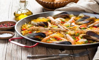 Как приготовить паэлью с морепродуктами по итальянским рецептам