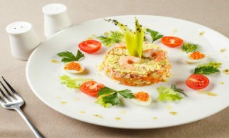 Салат мимоза с рыбными консервами — рецепты приготовления