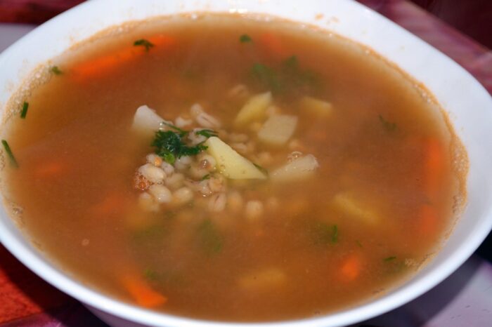 суп из семги 